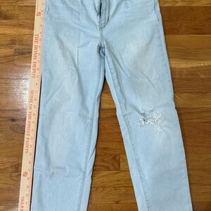 Joe’s Light Blue Distressed Women Jeans